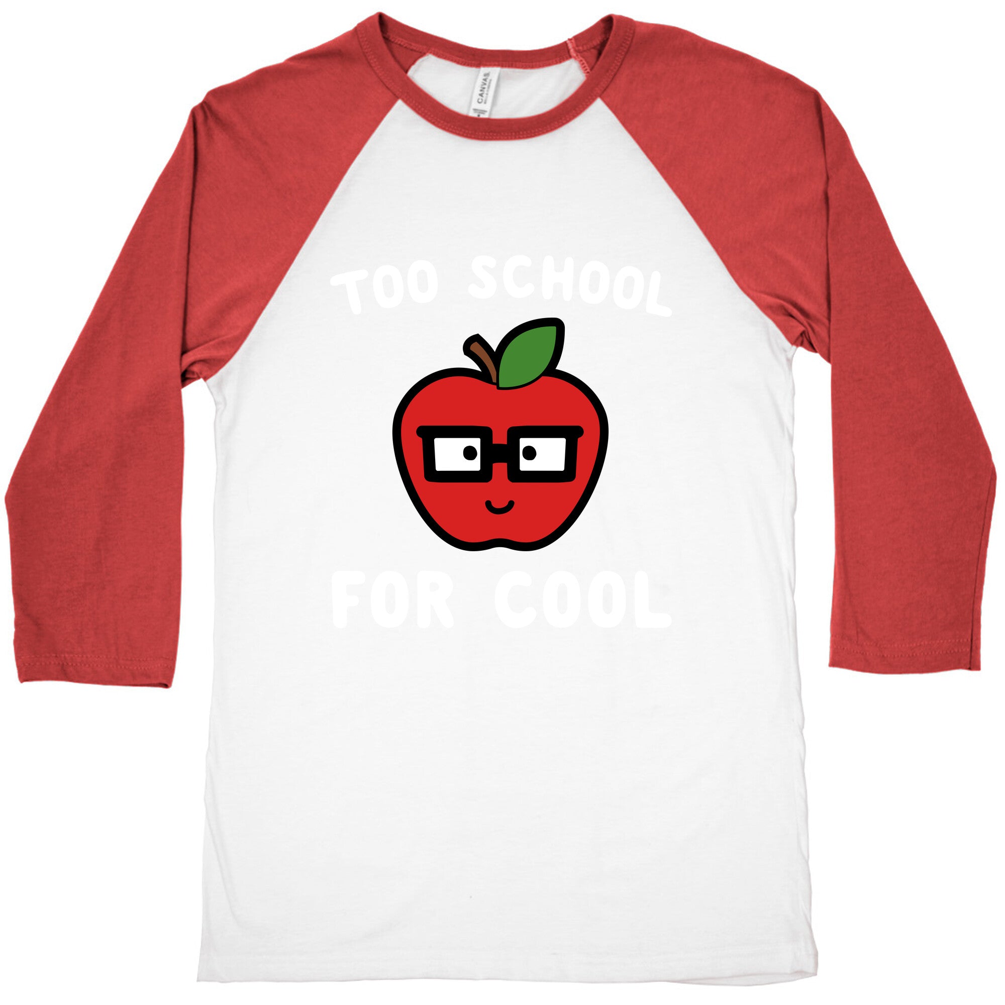 Too School for Cool Baseball Tee